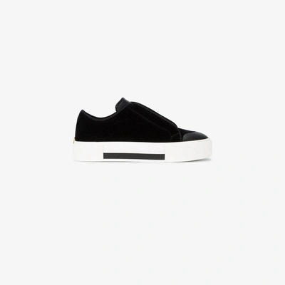 Shop Alexander Mcqueen Low Cut Lace-up Sneakers In Black