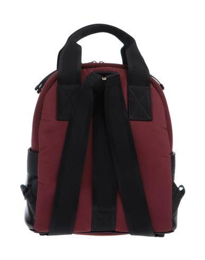 Shop Miu Miu Backpacks In Maroon