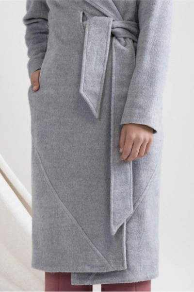 Shop C/meo Collective Take A Hold Coat In Grey