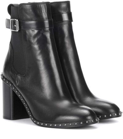 Shop Rag & Bone Embellished Leather Ankle Boots In Black