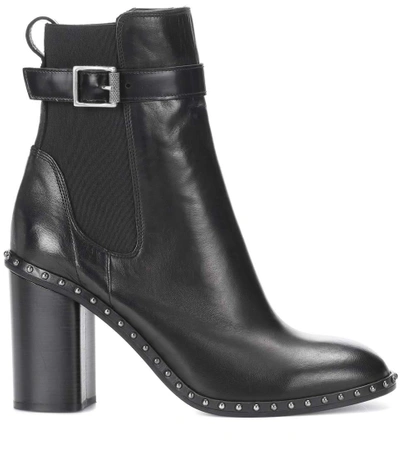 Shop Rag & Bone Embellished Leather Ankle Boots In Black
