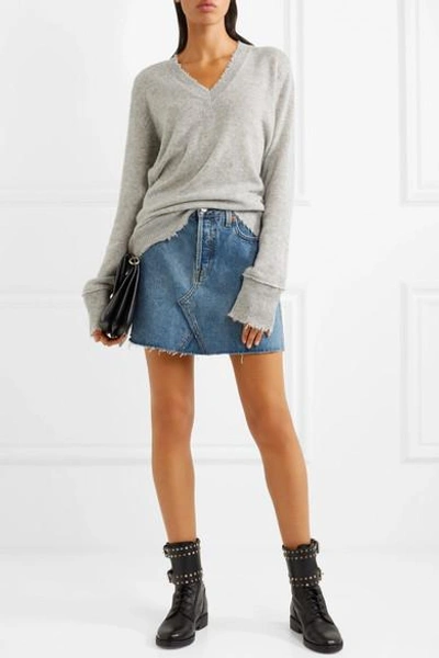 Shop R13 Distressed Cashmere Sweater