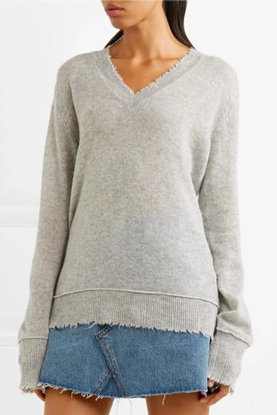 Shop R13 Distressed Cashmere Sweater