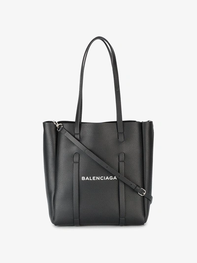 Shop Balenciaga Black Everyday Small Leather Tote Bag