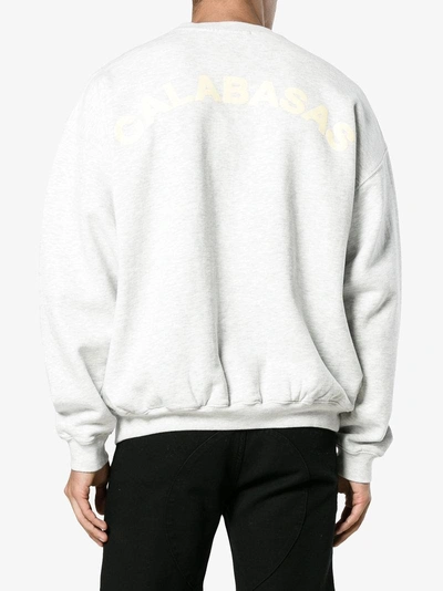 Shop Yeezy Grey Calabasas Sweatshirt