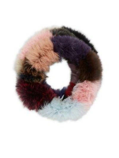 Shop Jocelyn Hollywood Multicolor Fox Fur Cowl Scarf