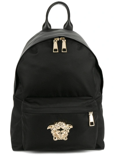 Shop Versace Medusa Plaque Backpack