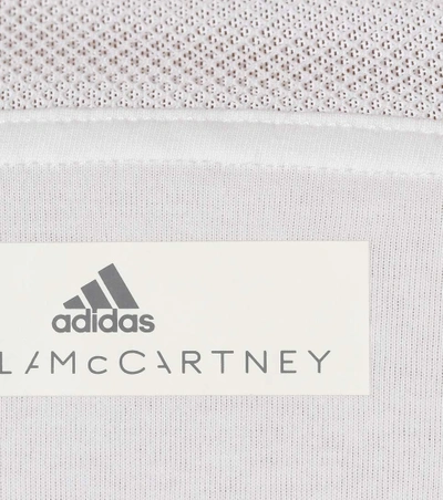 Shop Adidas By Stella Mccartney Essentials Mesh T-shirt In White