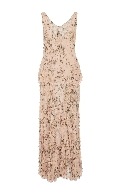 Shop Zimmermann Maples Whisper Silk-blend Slip Dress In Print