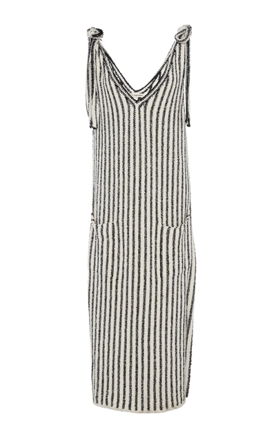 Shop Ulla Johnson Nico Striped Knit Tank Dress