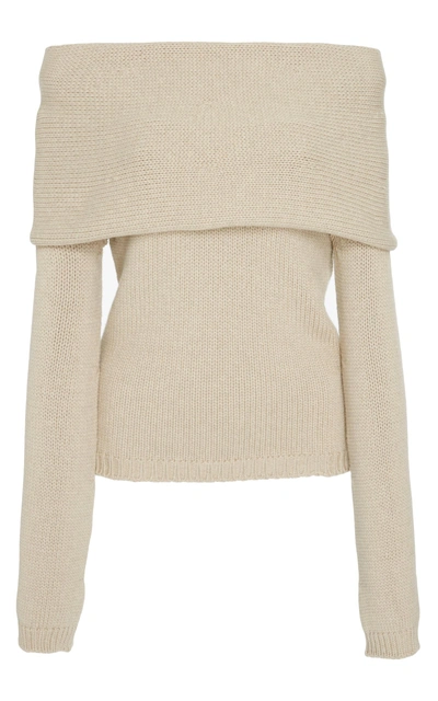 Shop Rosetta Getty Banded Pullover In Neutral
