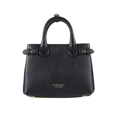 Shop Burberry Handbag Shoulder Bag Women  In Black