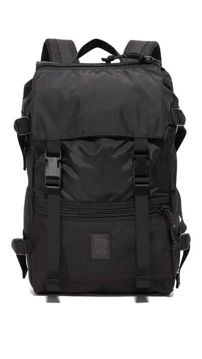 Shop Topo Designs Rover Pack In Ballistic Black