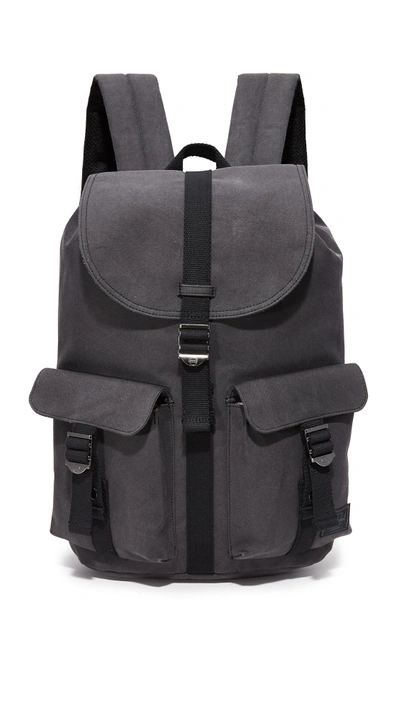 Shop Herschel Supply Co Canvas Dawson Backpack In Black