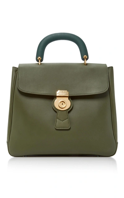 Burberry The Top Handle Bag In Moss | ModeSens