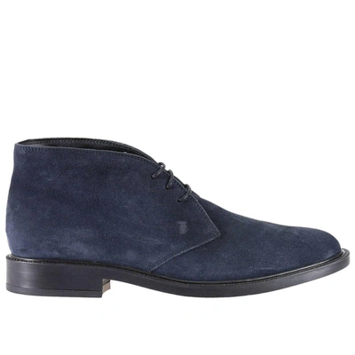Shop Tod's Boots Shoes Men Tods In Blue