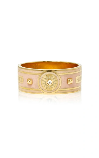Shop Foundrae Sun Wide Band In Blush In Pink