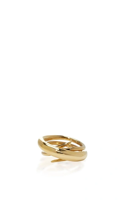Shop Charlotte Chesnais Gold Hurly Burly Ring