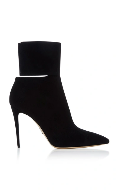 Shop Paul Andrew Matteotti Suede Ankle Boots In Black