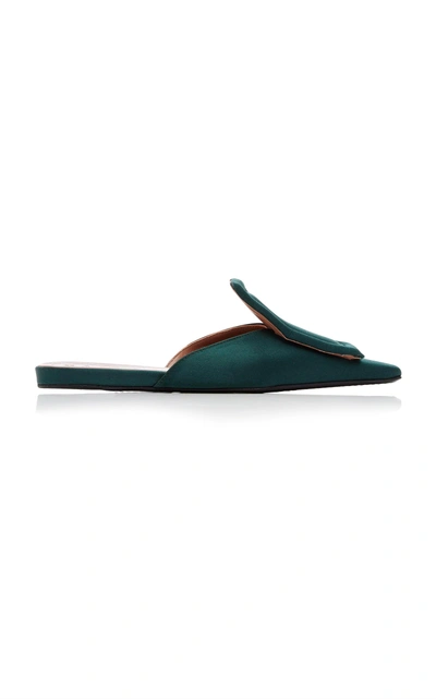 Shop Marni Sabot In Green