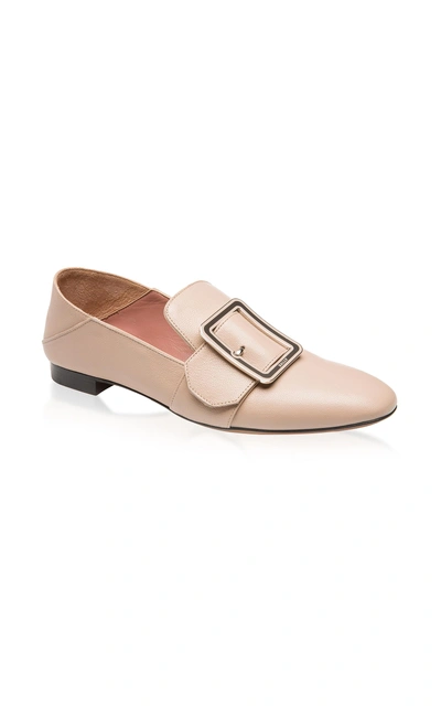 Shop Bally M'o Exclusive: Janelle Buckle Slipper In Neutral