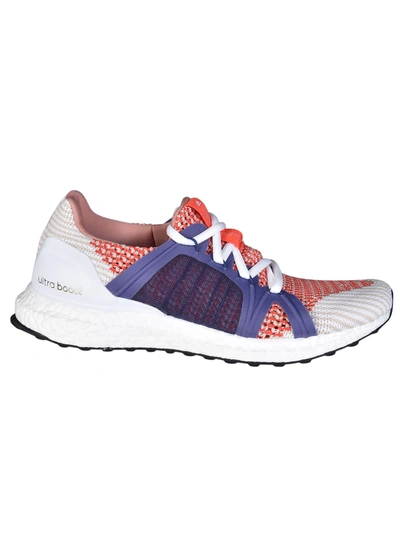 Shop Adidas By Stella Mccartney Ultra Boost Sneaker In White/orange/violet
