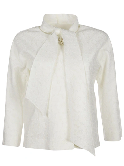 Shop Ermanno Scervino Jacket In White