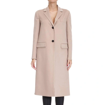 Shop Valentino Coat Coat Woman  In Beige