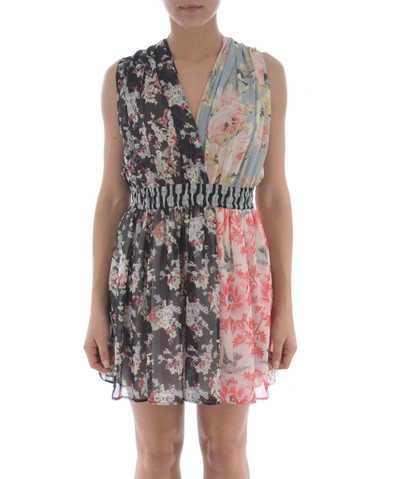 Shop Amen Floral Print Dress In Multicolor