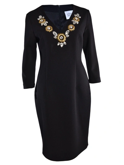 Shop Stefano De Lellis Embellished Dress In Black
