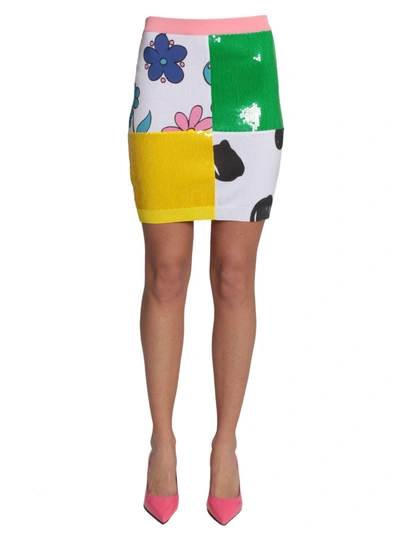 Shop Jeremy Scott Pencil Skirt In Multicolor