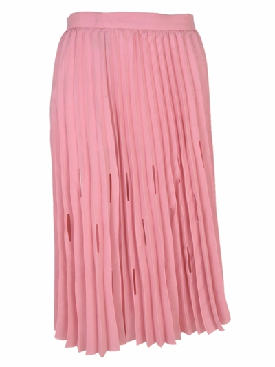 Shop Marco De Vincenzo Pleated Skirt In Pink