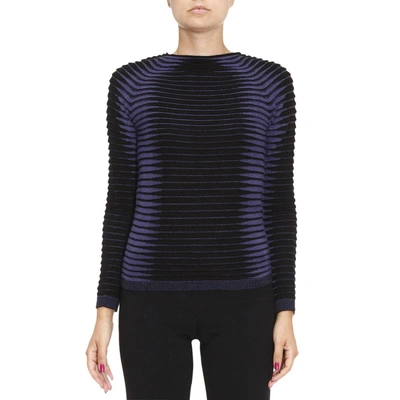Shop Giorgio Armani Sweater Sweater Women  In Black