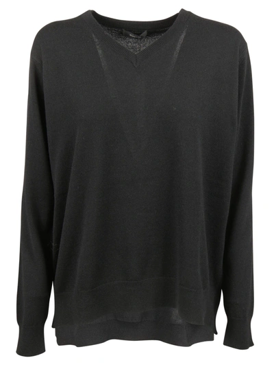 Shop Zucca Knit Sweater In Black