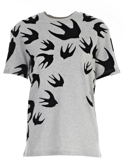 Shop Mcq By Alexander Mcqueen Short Sleeve T-shirt In Grey