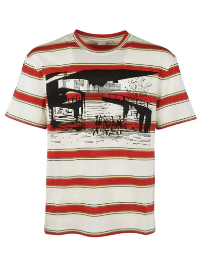 Shop Stella Mccartney Striped T-shirt In Multicolor