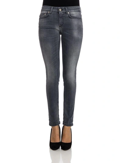 Shop Dondup - 5 Pockets Jeans - Monroe In Grey