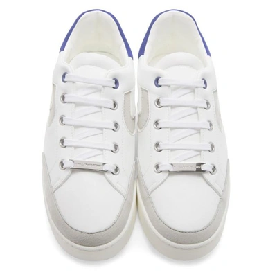 Shop Stella Mccartney White 'stella' Sneakers In 9045 White/pale Grey