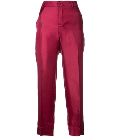 Shop F.r.s For Restless Sleepers Pink Twill Brocade Agon Pant