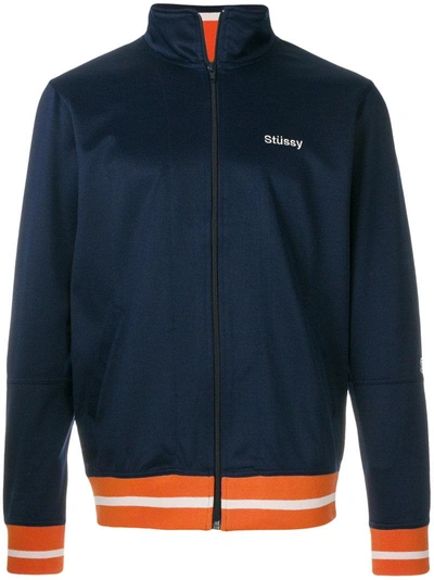 Shop Stussy Contrast Hem Sport Jacket
