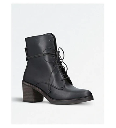 Ugg Oriana Leather Ankle Boots In Black | ModeSens