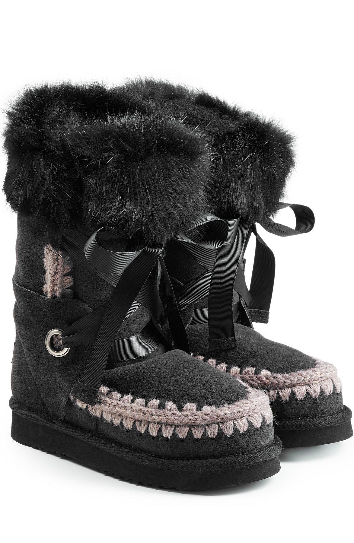 sheepskin fur boots