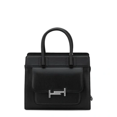 Shop Tod's Double T Satchel Small In Black