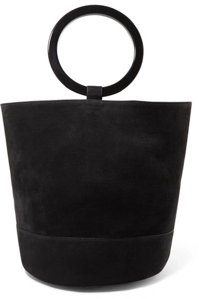 Shop Simon Miller Bonsai 30 Nubuck Bucket Bag In Black