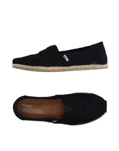 Shop Toms Espadrilles In Black