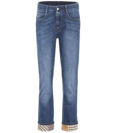 Shop Stella Mccartney Patchwork Boyfriend Jeans In Blue