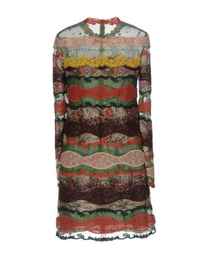 Valentino Short Dresses In Green