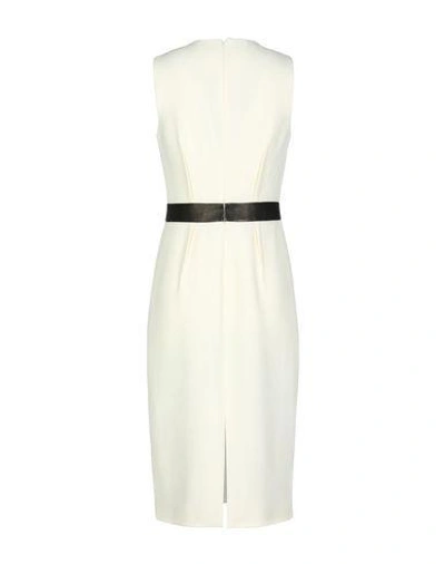 Shop Michael Kors Knee-length Dress In Ivory