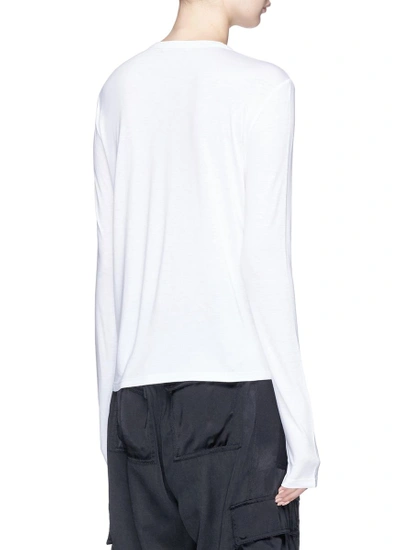 Shop Alexander Wang T Chest Pocket Long Sleeve T-shirt