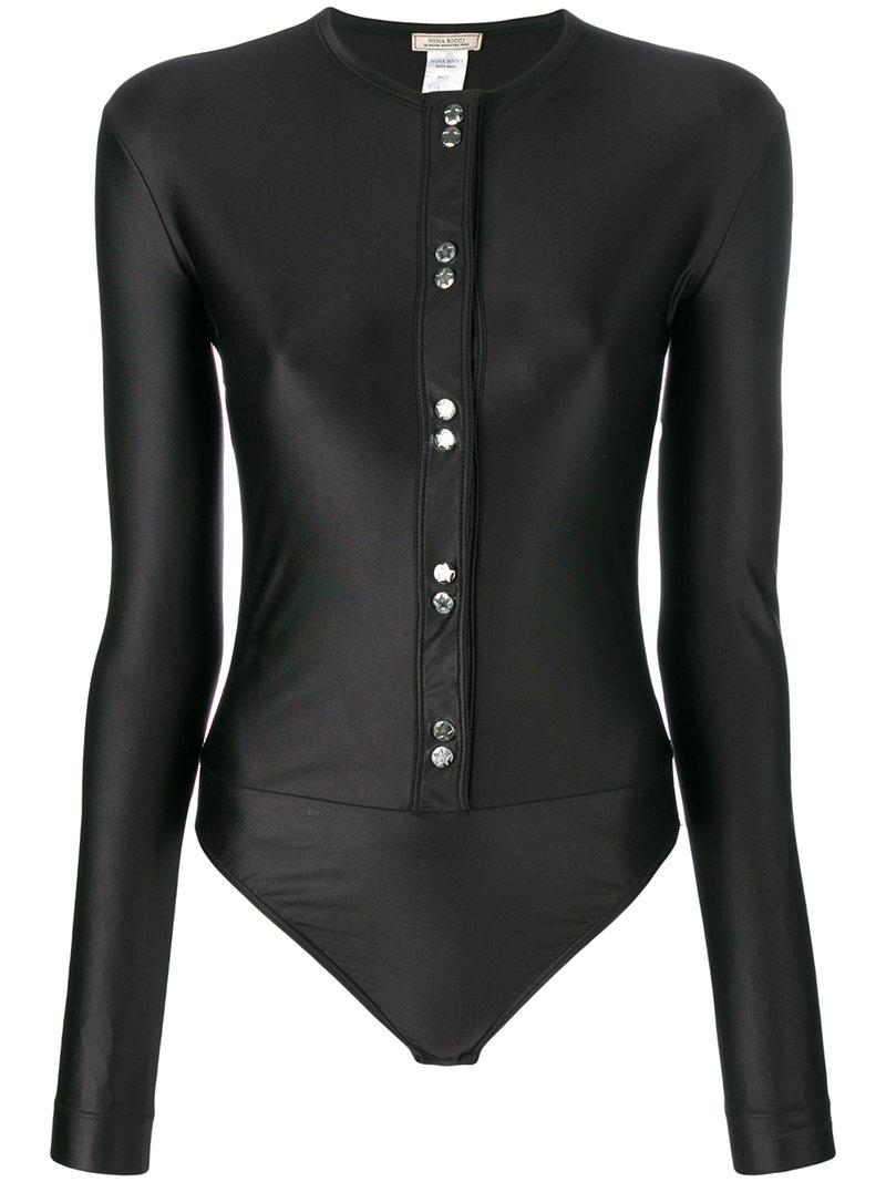 Nina Ricci Long Sleeved Body Suit | ModeSens